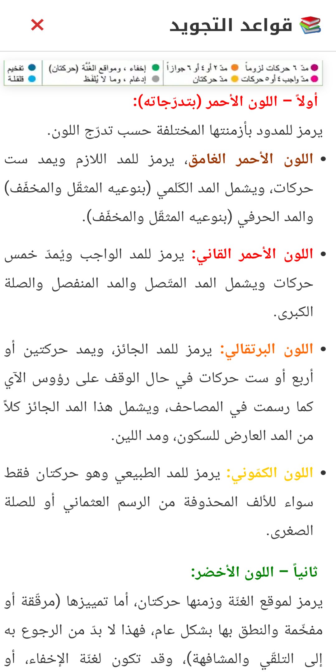 قواعد التجويد